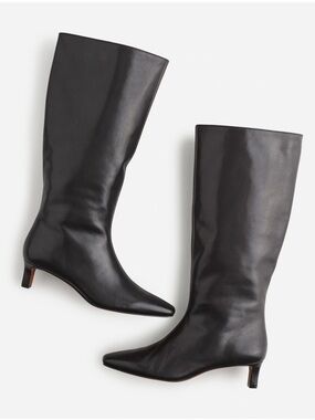 Madewell The Dimes Kitten-Heel Knee-High With Extended Calf NR832 $298 size 8.5